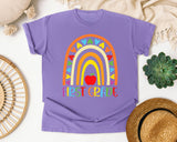 First Grade Rainbow graphic tee in Violet