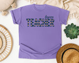Daycare Teacher graphic tee in Violet
