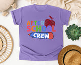 After School Crew graphic tee in Violet