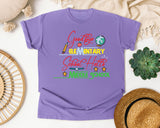 Goodbye Elementary School Hello Middle School graphic tee in Violet