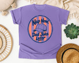Nap Now Dad Joke Later graphic tee in Violet