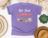 Hot Dad Summer graphic tee in Violet