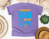 Proud New Dad It's A Boy graphic tee in Violet