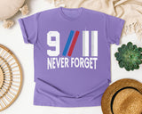 Never Forget White 5 graphic tee in Violet