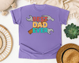 Best Dad Ever Grey 2 graphic tee in Violet