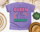 Queen Of The Classroom graphic tee in Violet