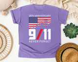 Never Forget Anniversary graphic tee in Violet