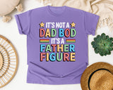 It's Not A Dad Bod It's A Father Figure graphic tee in Violet
