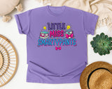 Little Miss Smartypants graphic tee in Violet