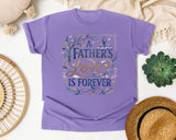 A Father's Love Is Forever Grey 2 graphic tee in Violet