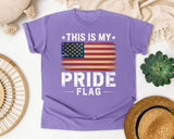 This Is My Pride Flag graphic tee in Violet