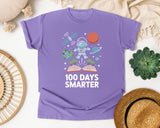 100 Days Smarter Astronaut graphic tee in Violet