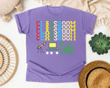 Classroom Cutie Stacked graphic tee in Violet