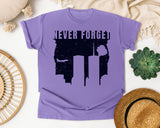 Never Forget White 8 graphic tee in Violet