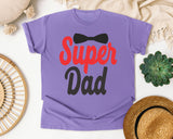 Super Dad Red graphic tee in Violet