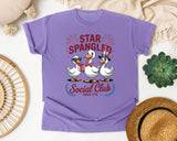 Star Spangled Social Club Since 1776 graphic tee in Violet