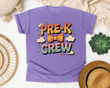 Pre-K Crew graphic tee in Violet