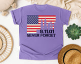 Never Forget Red 2 graphic tee in Violet
