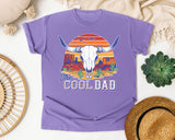 The Cool Dad graphic tee in Violet