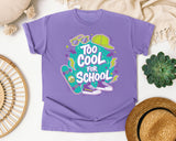 Too Cool For School Sneakers graphic tee in Violet