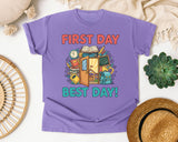 First Day Best Day Door graphic tee in Violet