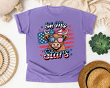 Oh My Stars Grey 2 graphic tee in Violet