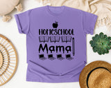 Homeschool Mama graphic tee in Violet