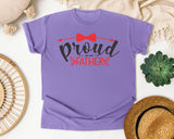 Proud Father Pink graphic tee in Violet