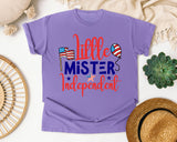 Little Mister Independent graphic tee in Violet