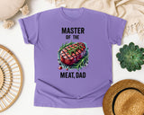 Master Of The Meat Dad Grey 2 graphic tee in Violet