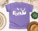 Dad graphic tee in Violet