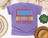 Game On 1st Grade Red graphic tee in Violet