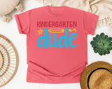 Kindergarten Dude White 2 3 graphic tee in Watermelon