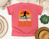 My Favorite Football Player Calls Me Dad graphic tee in Watermelon