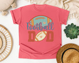 Football Dad Heart graphic tee in Watermelon