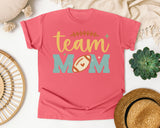 Team Mom Football graphic tee in Watermelon