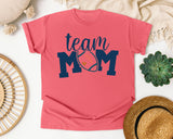 Team Mom Football Navy graphic tee in Watermelon