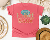 Football Mama Retro graphic tee in Watermelon