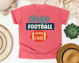 Crazy Football Lady graphic tee in Watermelon