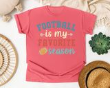 Football Is My Favorite Season Arrows graphic tee in Watermelon