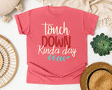 Touch Down Kinda Day Cream graphic tee in Watermelon
