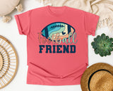 Football Friend graphic tee in Watermelon