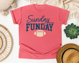 Sunday Funday Football Navy graphic tee in Watermelon