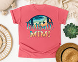 Football Mimi graphic tee in Watermelon