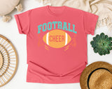 Football Cheer Pom Poms graphic tee in Watermelon