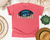 Football Script Simple graphic tee in Watermelon