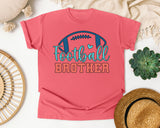 Football Brother graphic tee in Watermelon