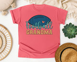 Football Grandma graphic tee in Watermelon