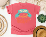 Proud Football Sister Banner graphic tee in Watermelon