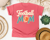 Football Mom Retro Bold graphic tee in Watermelon